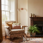 Load image into Gallery viewer, Mobilux Spherical Design Modern Natural Sconce for Bedroom &amp; Study
