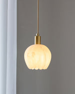 Bild in die Galerieansicht laden, Lilin Alabaster-Pendelleuchte