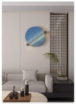 Cargar imagen en el visor de la Galería, Aplique de pared Abstract Sunrise de fieltro