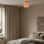 Load image into Gallery viewer, Vintage Eloise Milk Glass Flush Mount Ceiling Light - Vintage Charm Soft Glow
