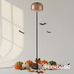 Load image into Gallery viewer, Clinco Layered Glass Sphere Floor Lamp for Living Room &amp; Bedroom
