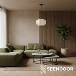 Load image into Gallery viewer, Eloise Vintage Glass Chandelier - Milk Glass Home Accent
