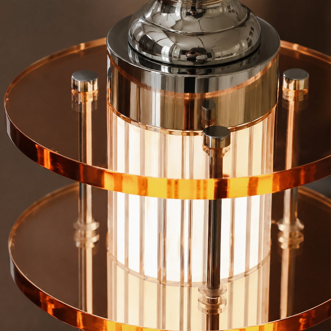 Lampe suspendue LED Bauhaus en acrylique