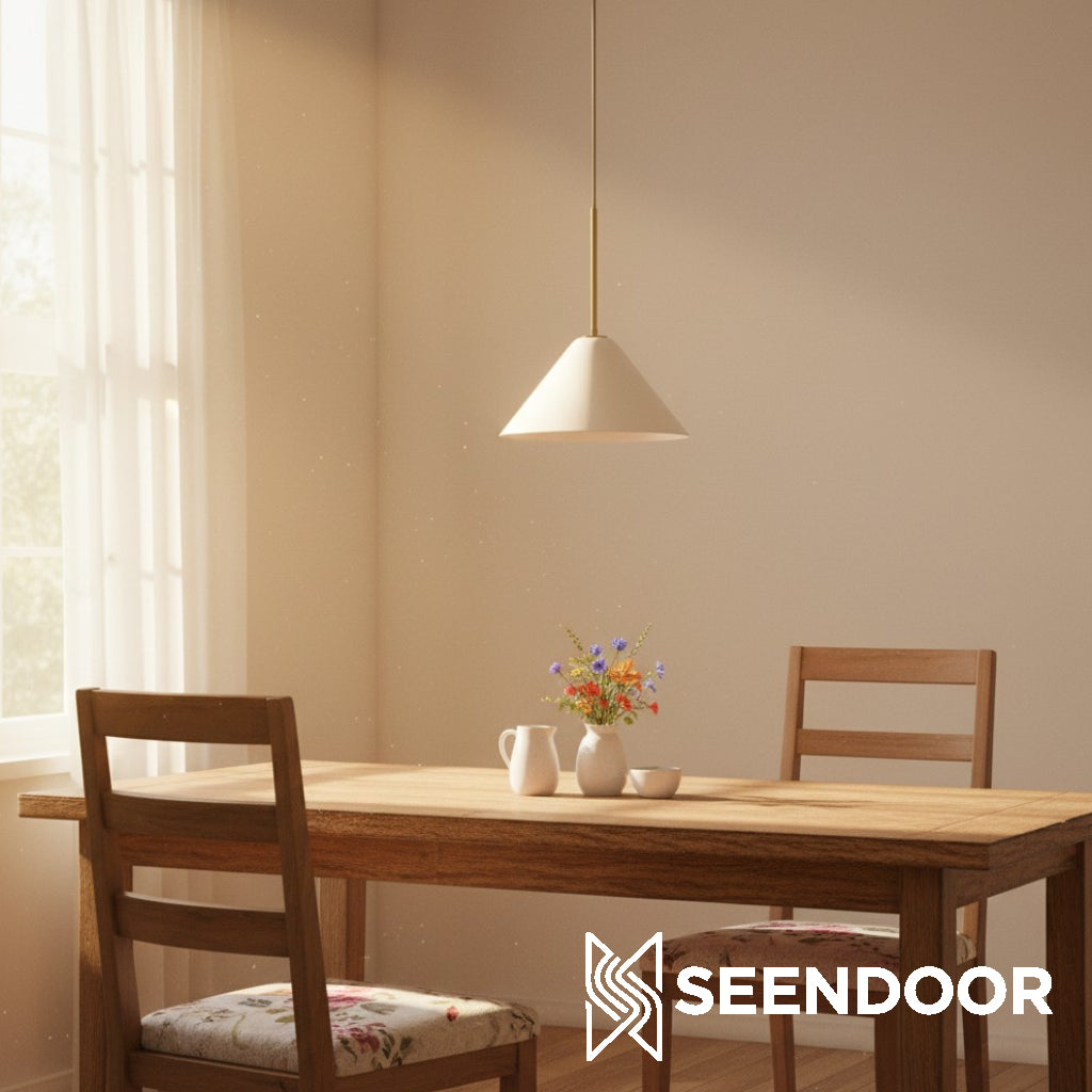 Breccan Moderne glazen kegel hanglamp