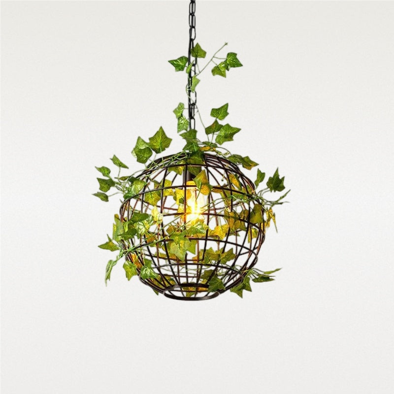 Verdeleia gelaagde hanglamp met plantenaccent – moderne hanglamp voor interieur van woningen