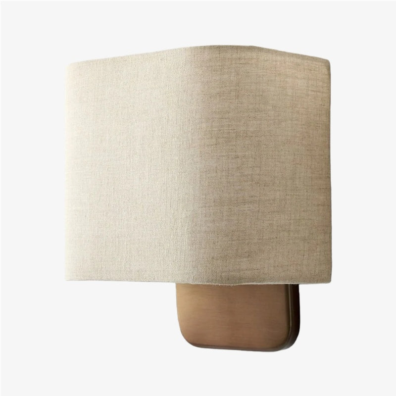 Maris Moderne Linnen Kap Metalen Wandlamp