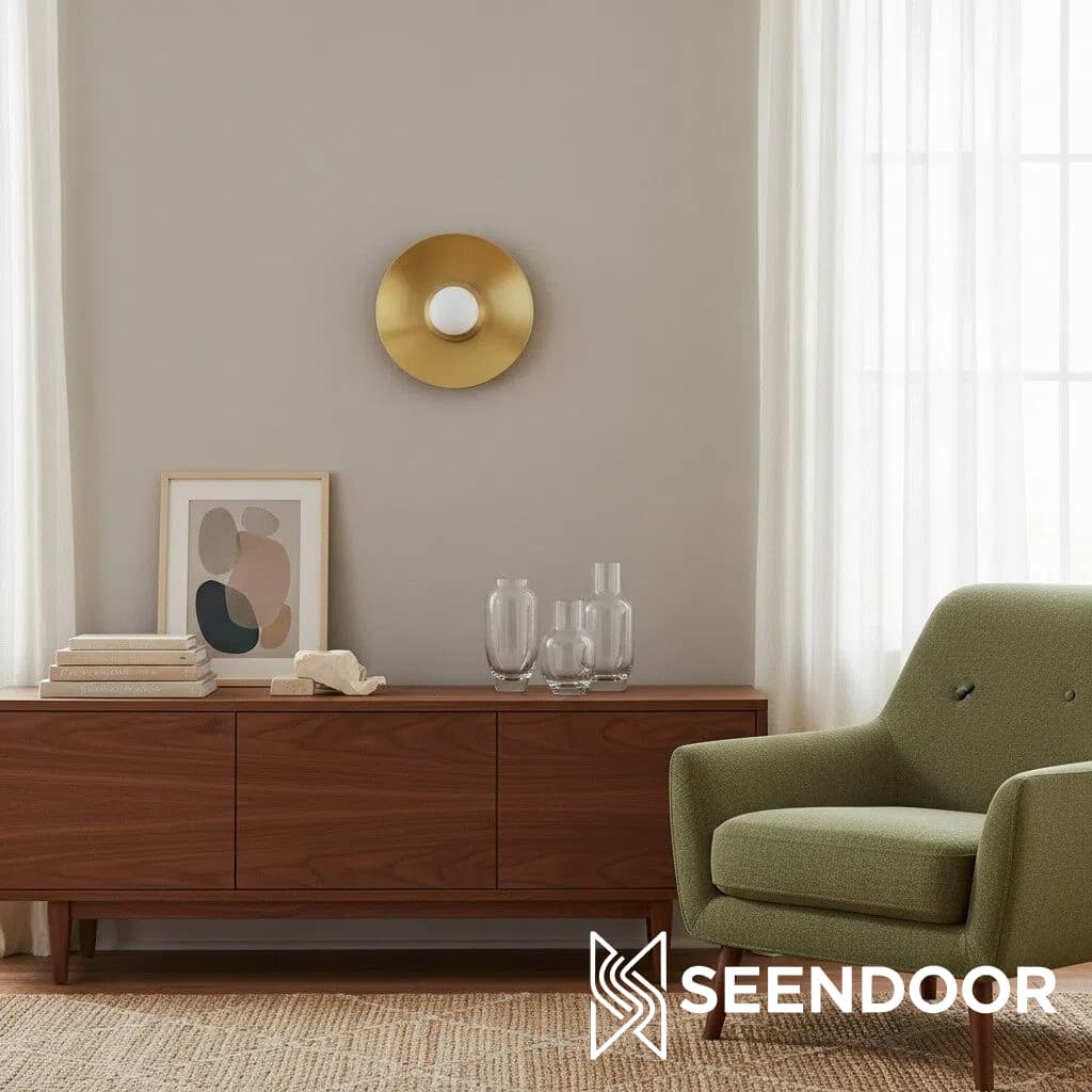 Radiro Globe Open-Globe Scandinavian Wall Light for Hallway & Dining