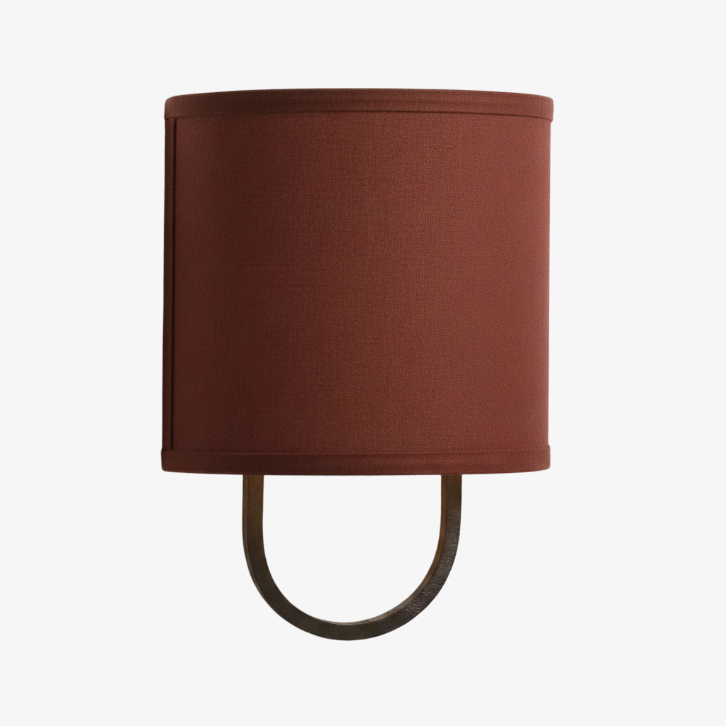 Nolvara Elegante Wandleuchte mit weichem Schirm und Metallarm