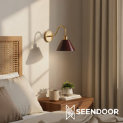 Penia Moderne Klassieke Industriële Afgeschuinde Wandlamp