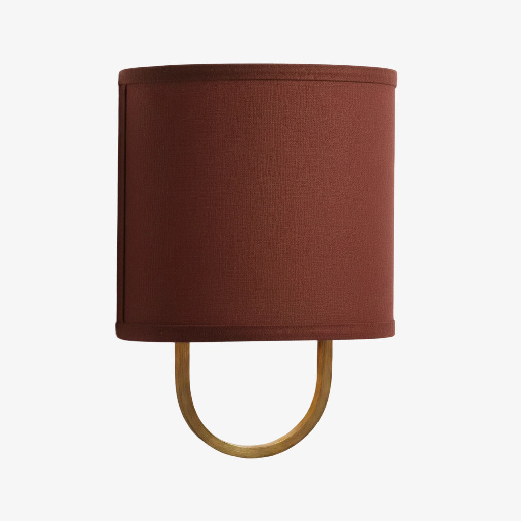 Nolvara Elegante Wandleuchte mit weichem Schirm und Metallarm