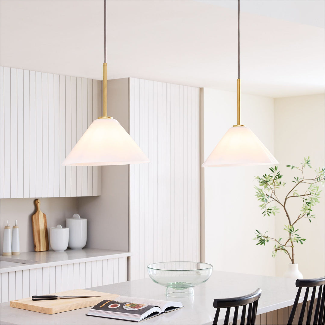 Conica stoffen kegel hanglamp - sculpturale moderne stijl voor gezellige ruimtes