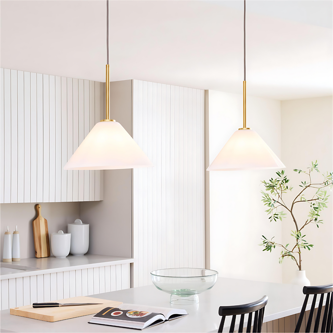 Conica Glass Cone Pendant Lamp – Modern Style Light for Any Room