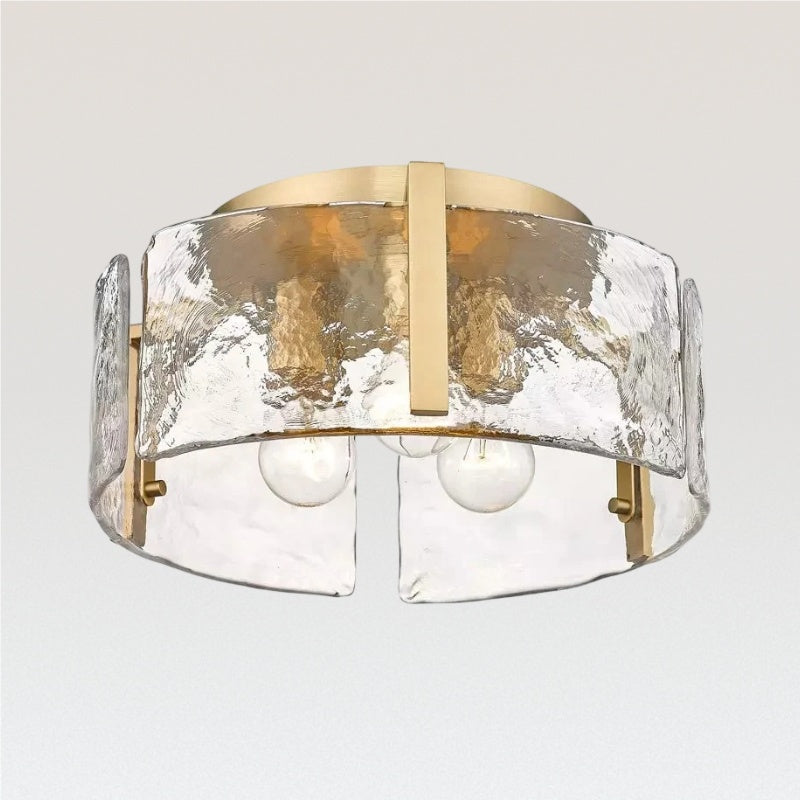 Lucien Moderne Golfglas Trommel Plafondlamp