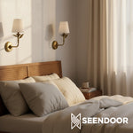 Load image into Gallery viewer, Celia Rustic Botanical Forged Iron Wall Sconce