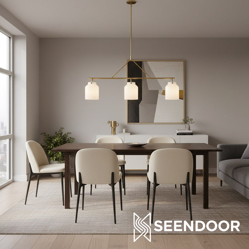 Hanton Modern Metal Pendant Light - Hanging Lamp for Kitchen