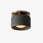 Load image into Gallery viewer, Cerova Modern Porcelain Flush Mount Ceiling Light– Elegant Ivory Shade