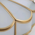 Afbeelding laden in galerijweergave, Cleo Vintage Bloemen Glazen Plafondlamp