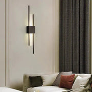LuminArt - Luz LED Estilizada Negro/Oro