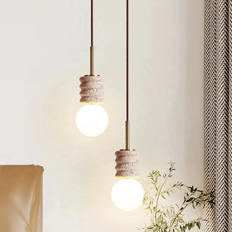 LED Kronleuchter Moderne Stein Nachttisch Pendelleuchte