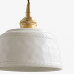 Load image into Gallery viewer, Red ceramic pendant light