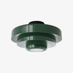 Afbeelding laden in galerijweergave, Veleora Bauhaus Drievoudige Kleurrijke Ronde Macaron Plafondlamp - Modern Metalen Ontwerp voor Woonkamers