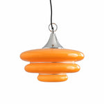 Bild in die Galerieansicht laden, Orange Layered Glass Pendant Light