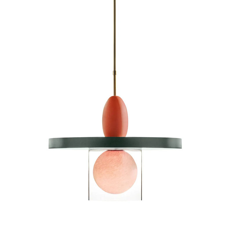 Lampa wisząca Eirene ze szkła