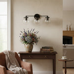 Load image into Gallery viewer, Glorica Glass 3 Shade Globe Vanity Light - Soft Bathroom Light Fixture
