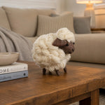 Załaduj obraz do przeglądarki galerii, handmade wool felt sheep figurine