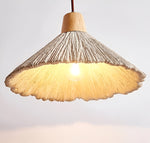 Cargar imagen en el visor de la Galería, Lámpara colgante LED retro crema estilo Wabi-Sabi