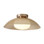 Load image into Gallery viewer, Elorina Flush Mount Glass/Metal Ceiling Light - A Stylish Fixture for Modern Spaces

