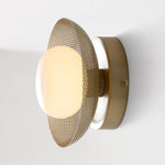 Load image into Gallery viewer, Elorina Sconce Wall Light - Textured Metal or Glass Shade
