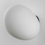 Afbeelding laden in galerijweergave, Stonea organische kiezel silhouet wand- en plafondlamp eigentijdse glazen lamp voor thuis N16