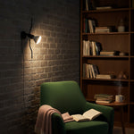 Afbeelding laden in galerijweergave, Fluxo Verstelbare Meerkoppige Plafondlamp – Minimalistische Lineaire Vloerlamp voor Woonkamer of Eetruimte N37