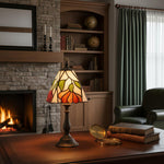 Afbeelding laden in galerijweergave, TF Botanica Decoratieve Tafellamp – Kleurrijke Bloemenlamp van Glas voor Gezellige Interieurs