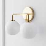 Load image into Gallery viewer, Selvion Artistic Globe Sconce Light - Handcrafted Glass Sculptural Wall Fixture
