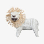Carica l'immagine nella visualizzazione Galleria, Style Lion handmade resin lion ornament with woven mane