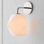 Load image into Gallery viewer, Talvior Geometric Modern Bathroom Sconce - Faceted Shade Light in Luxe Finishes
