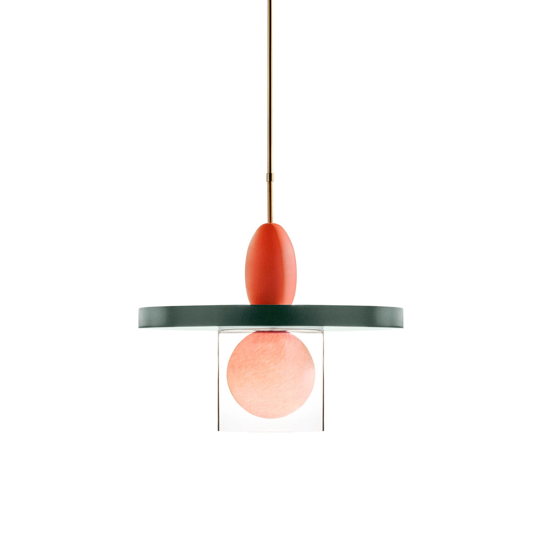 Lampa wisząca Eirene ze szkła