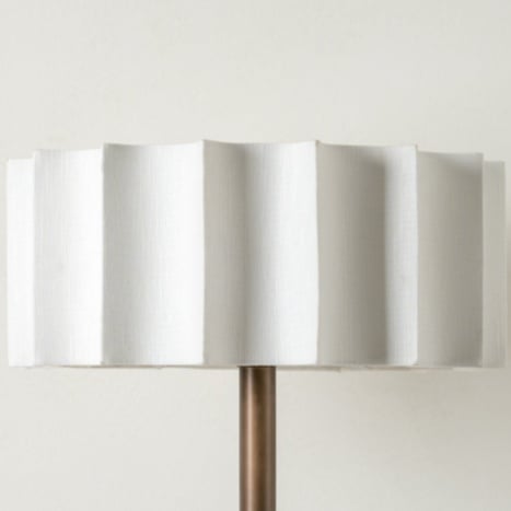 Cavilon Modern Floor Lamp - Slim Profile and Soft Shade Contemporary Metal Lighting for Bedroom