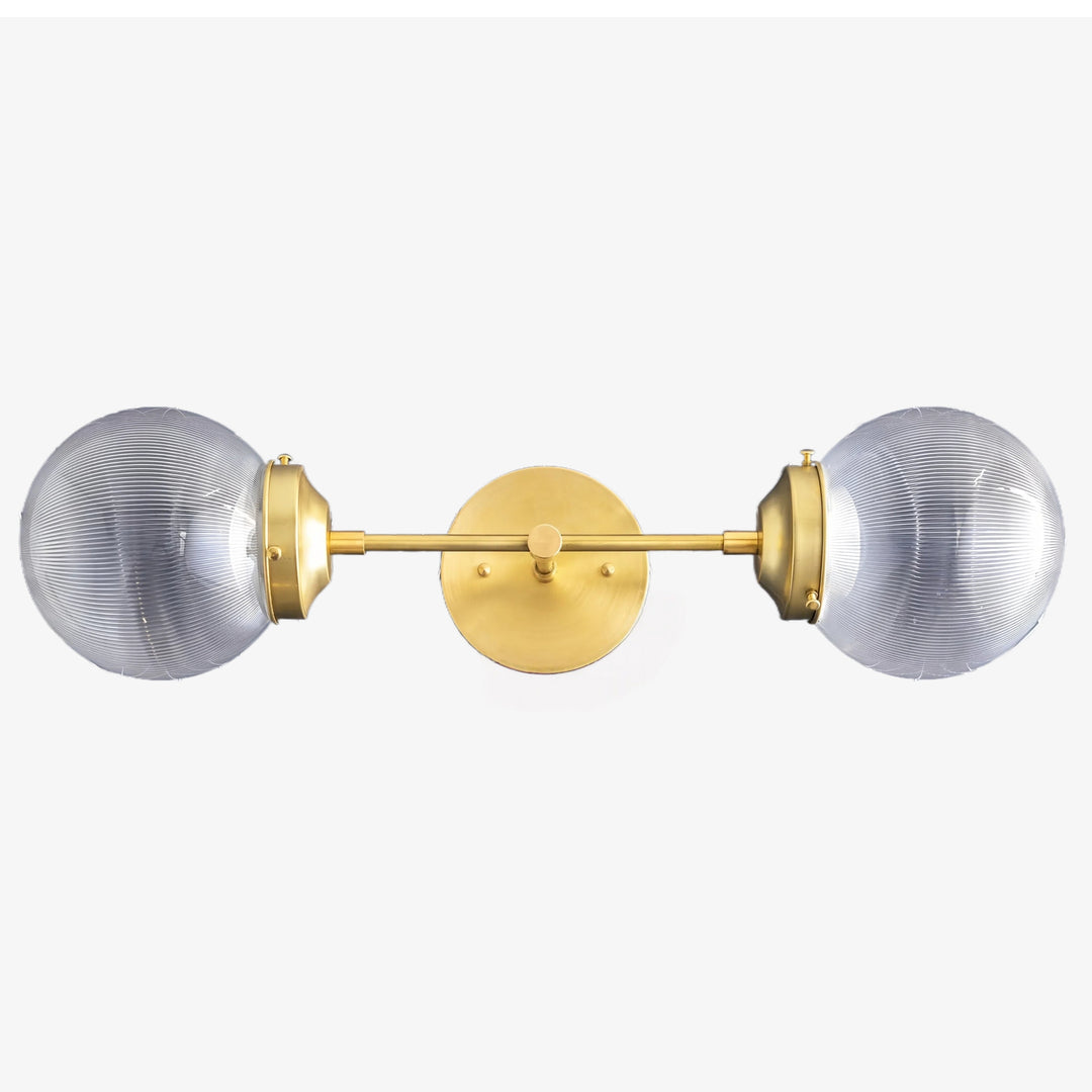 Lumio Globe Versatile Vanity Sconce - Dimmable Light for Bathroom and Hallway Use