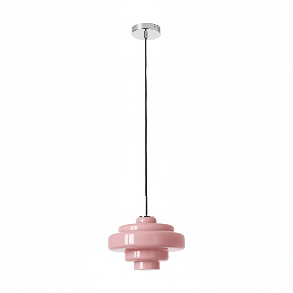 Koloro Millie Glass Pendant Light - Retro Style with Modern Elegance