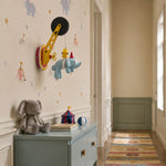 Cargar imagen en el visor de la Galería, Elephant wall lamp showing hallway scale