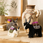 Bild in die Galerieansicht laden, Handmade Nepal Wool Felt Yak Ornament
