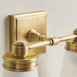 Load image into Gallery viewer, Derlina Wall Sconce Light - Zinc Alloy with Glass Shade in Modern Finishes
