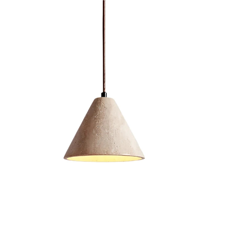 Travertine Modern LED Chandelier Pendant Light