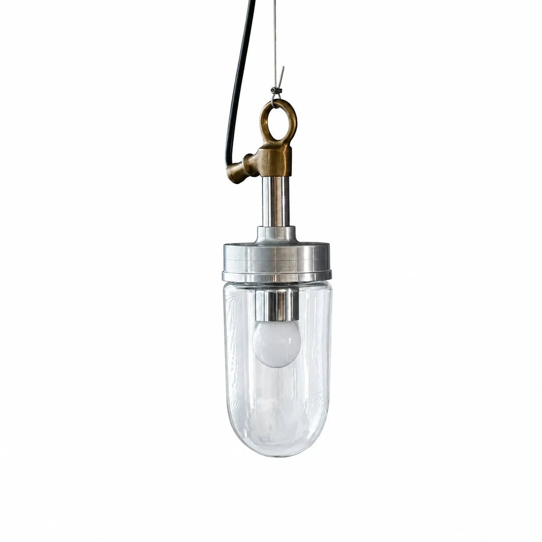 Modern clear glass pendant lamp image 6