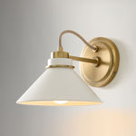 Load image into Gallery viewer, Aurenza Sconce – Farmhouse Wall Light with Metal Accents for Cozy Spaces
