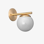 Load image into Gallery viewer, Glorica Glass Wall Sconce - Frosted Globe Light
