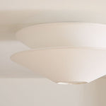 Load image into Gallery viewer, Solivara Flushmount Recessed Milky White Glass Simple Ceiling Lamp
